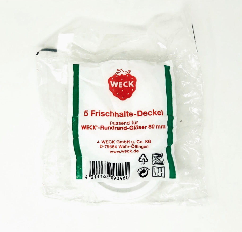 Weck Keep Fresh Lids 80mm